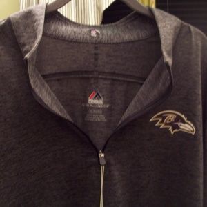 Official Majestic Lightweight  Ravens Turtleneck shirt